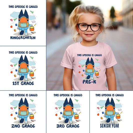 Bluey Back-to-School Episodes Shirts