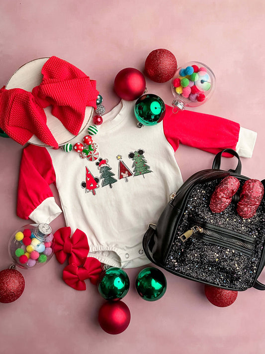 Merry Mouse-mas Trees Onesie